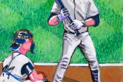 Stepping Up To Bat , 30 x 22”, ©2015